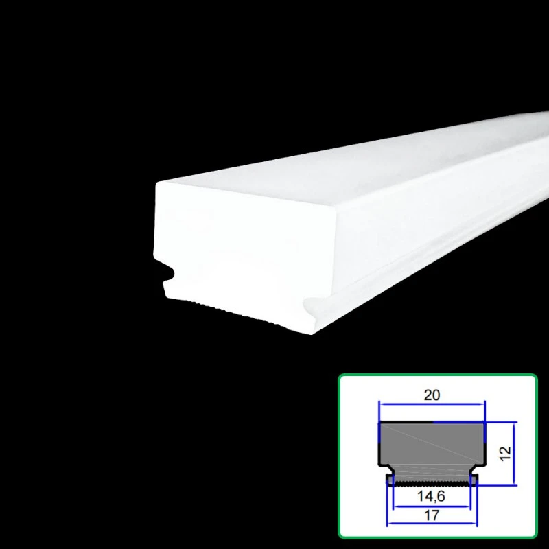 Akril diffúzor extrudáló lámpaernyő Akril diffúzor extrudáló lámpaernyő