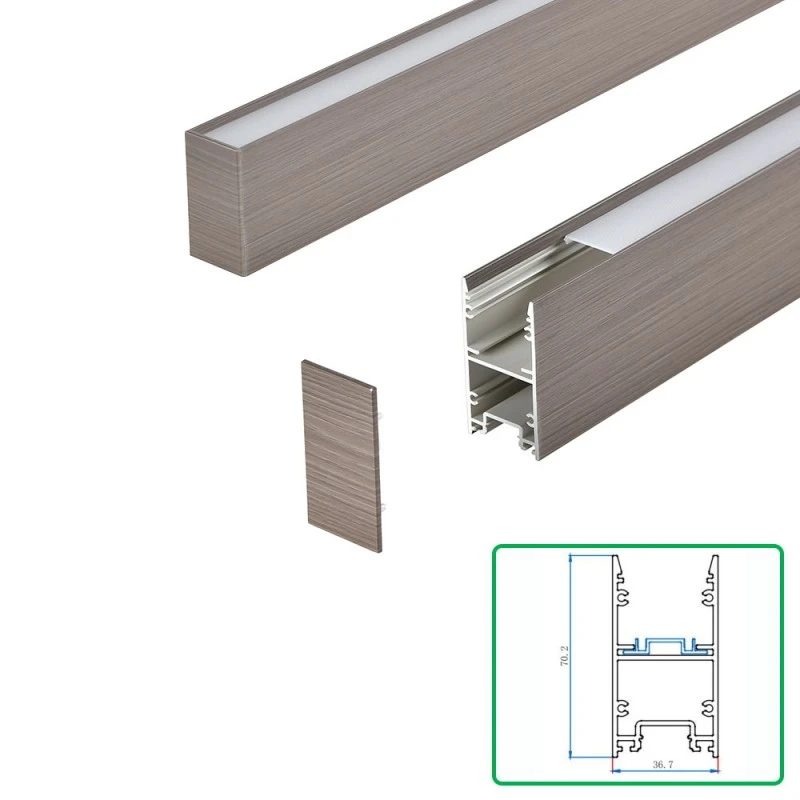 Extrudált irodai fényházkészlet